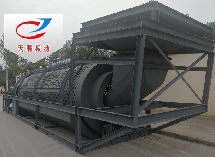 城市生活垃圾处理分选无轴滚筒筛设备 城市生活垃圾处理分选无轴滚筒筛设备