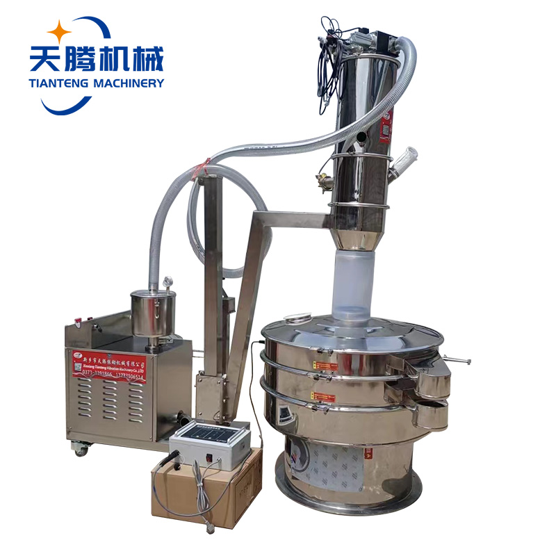 常见的三种不同材质的三次元振动筛分机图解 常见的三种不同材质的三次元振动筛分机图解